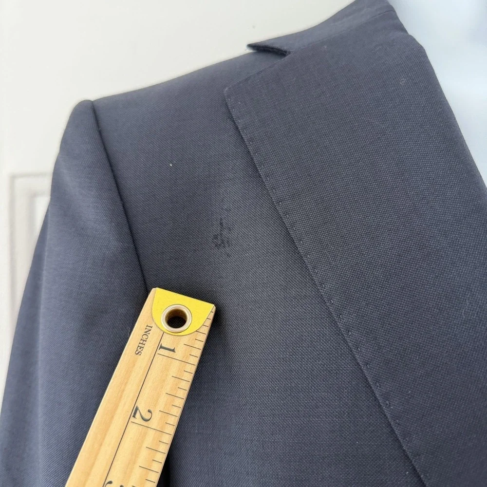 Suitsupply Napoli Blazer Mens‎ 38 Blue Wool Super 110s Suit Jacket Sport Coat